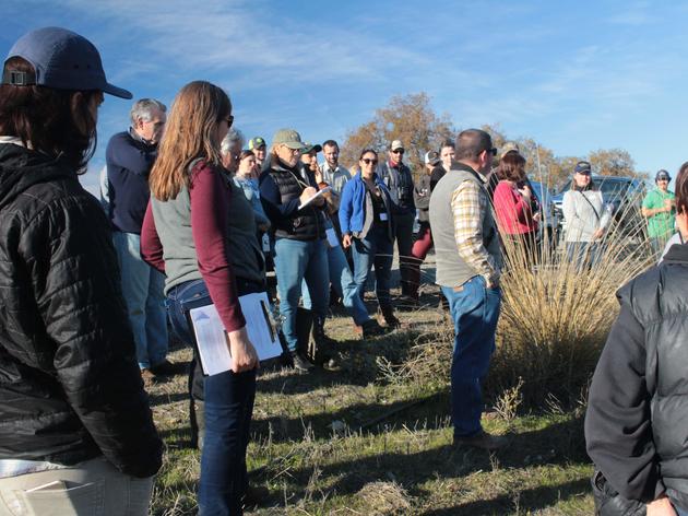 Farmers and landowners learn about creating habitat and improving soil health