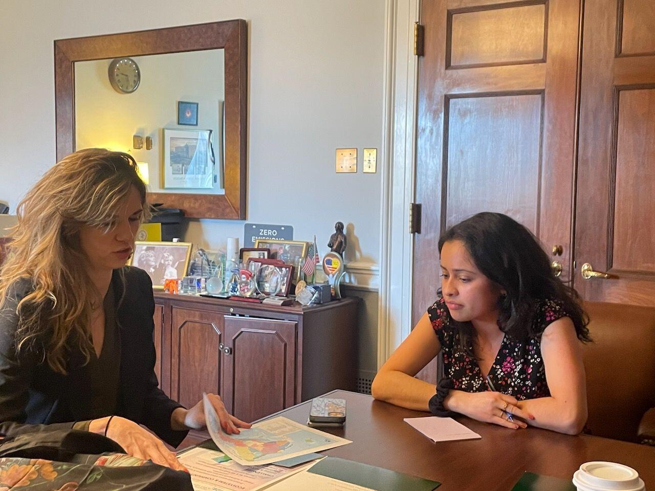Taylor met with the office of Congresswoman Zoe Lofgren to discuss protecting water for wetlands.